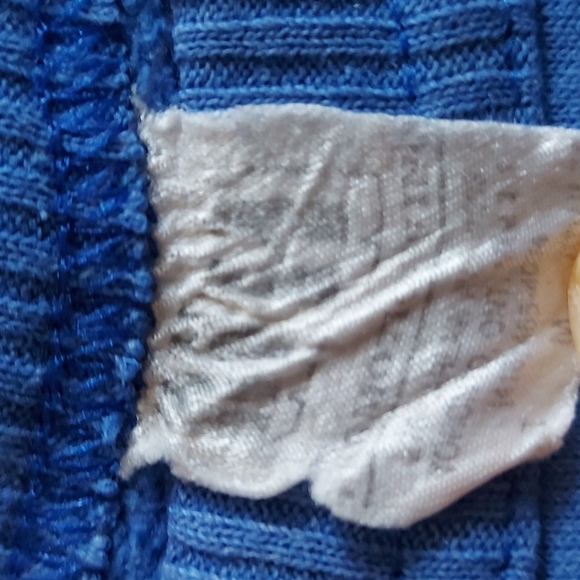 Vintage Blue Commodore Sweater - Picture 3 of 3